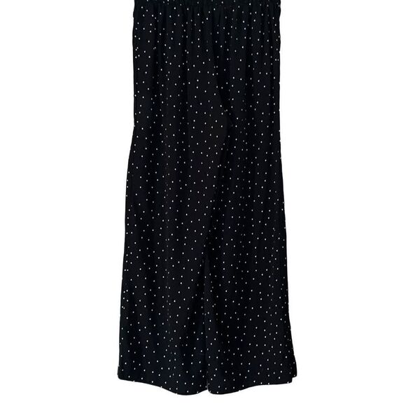 Mine black white polka dot pull-on pants medium - Picture 1 of 6